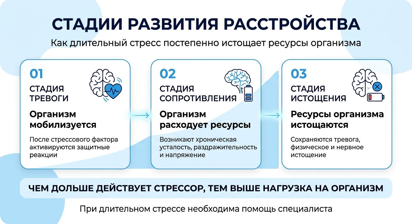 Лечение стресса в Ревде инфографика